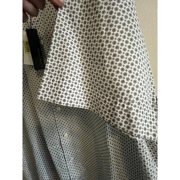 Perry Ellis Alloy Big & Tall Button Up Short Sleeve Shirt XLT TGE EGA 100% Cotto - Picture 9 of 15